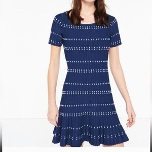 Sandro Paris Before Bleu knit dress, size US S, Sandro 2.